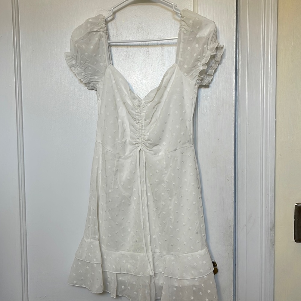 Cute White Mini Dress